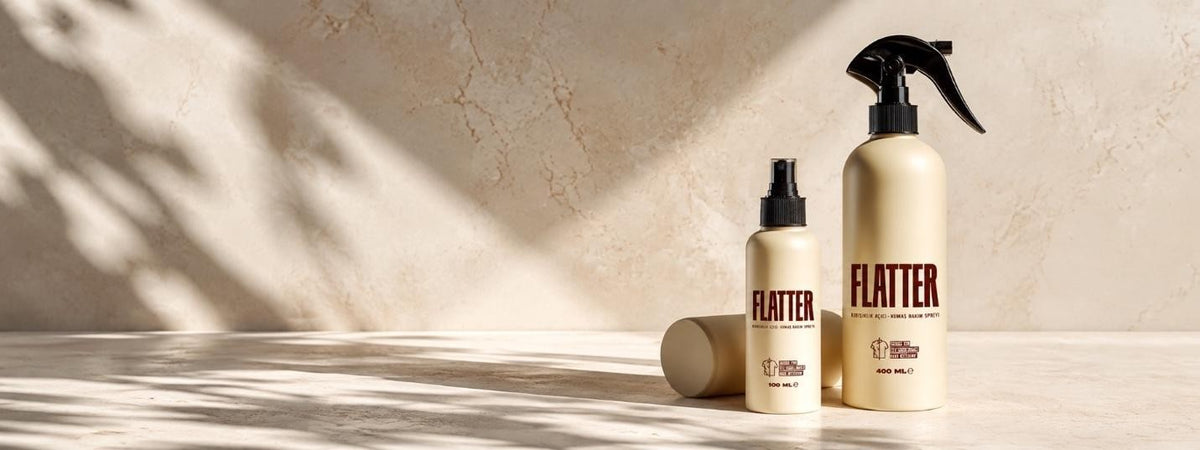 Flatter kırışıklık açıcı sprey 400 ml ve 100 ml şişeler