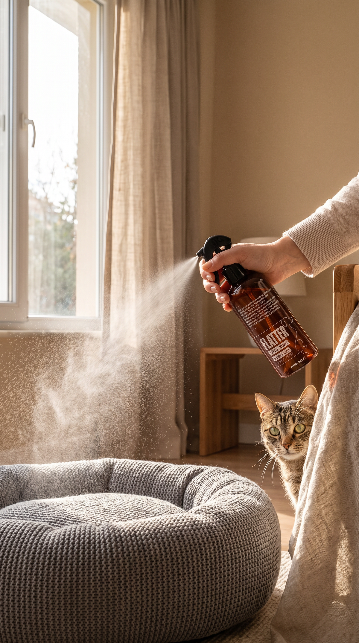 Evcil Hayvan kaynaklı kötü koku giderici sprey 400 ml